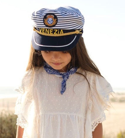 Kids white hot sale sailor hat